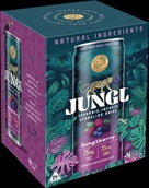 Jungl- Jubglberry Cannabis-Infused Sparkling Drink 25 mg (4 pack) 